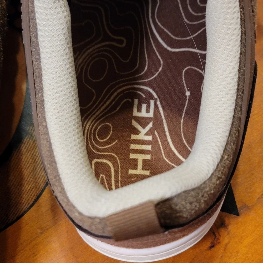 Hike Footwear Men 10 10.5 Barefoot Wide Toe Box Brown Suede Minimalist Sneakers